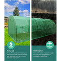 Green Fingers Greenhouse 6x3x2M Walk In Tunnel Plant Garden Shed