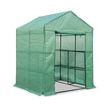 Green Fingers Greenhouse 1.4x1.55x2M Walk-in Tunnel 8 Shelves