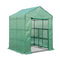 Green Fingers Greenhouse 1.4x1.55x2M Walk-in Tunnel 8 Shelves