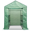 Green Fingers Greenhouse 1.4x1.55x2M Walk-in Tunnel 8 Shelves