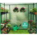 Green Fingers Greenhouse 1.4x1.55x2M Walk-in Tunnel 8 Shelves