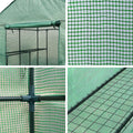 Green Fingers Greenhouse 1.4x1.55x2M Walk-in Tunnel 8 Shelves