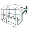 Green Fingers Greenhouse 1.2x1.9x1.9M Walk In Tunnel 4 Shelf