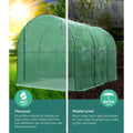 Green Fingers Greenhouse 3x2x2M Walk In Tunnel Plant Garden Shed