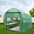 Green Fingers Greenhouse 3x2x2M Walk In Tunnel Plant Garden Shed