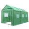 Green Fingers Greenhouse 3.5x2x2M Walk In Tunnel Plant Garden Shed