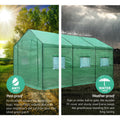 Green Fingers Greenhouse 3.5x2x2M Walk In Tunnel Plant Garden Shed