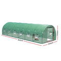 Green Fingers Greenhouse 9x3x2m Walk In Tunnel Plant Garden Shed
