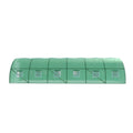 Green Fingers Greenhouse 9x3x2m Walk In Tunnel Plant Garden Shed