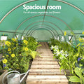 Green Fingers Greenhouse 9x3x2m Walk In Tunnel Plant Garden Shed