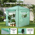 Green Fingers Greenhouse 180x240x240cm Steel Frame PE Cover