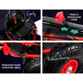 Rigo Kids Pedal Go Kart Red Rubber Tyres Racing Car Ride On