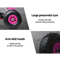 Rigo Kids Pedal Go Kart Ride On Car Adjustable Seat Pink