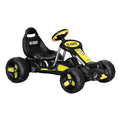 Rigo Kids Pedal Go Kart Ride On Car Black Plastic Tyre