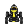 Rigo Kids Pedal Go Kart Ride On Car Black Plastic Tyre