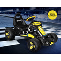 Rigo Kids Pedal Go Kart Ride On Car Black Plastic Tyre