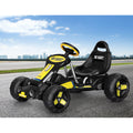 Rigo Kids Pedal Go Kart Ride On Car Black Plastic Tyre