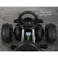 Rigo Kids Pedal Go Kart Ride On Car Black Plastic Tyre