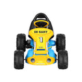 Rigo Kids Pedal Go Kart Blue Plastic Tyre Racing Car