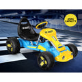 Rigo Kids Pedal Go Kart Blue Plastic Tyre Racing Car