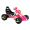 Rigo Kids Pedal Go Kart Pink Ride On Racing Car Plastic Tyre