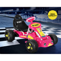 Rigo Kids Pedal Go Kart Pink Ride On Racing Car Plastic Tyre