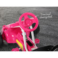 Rigo Kids Pedal Go Kart Pink Ride On Racing Car Plastic Tyre