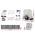 LockMaster Electric Gate Opener 1200KG Keypad 4M Sliding