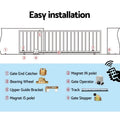 LockMaster Electric Sliding Gate Opener 1200kg 4m Rail Remote Kit