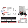 LockMaster Electric Sliding Gate Opener 1800KG Keypad 6M