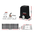 LockMaster 1000KG Automatic Sliding Gate Opener 6M Keypad