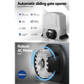 LockMaster Automatic Sliding Gate Opener 4M 1200KG Kit