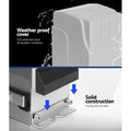 LockMaster Automatic Sliding Gate Opener 6M 1800KG Kit