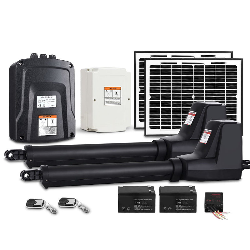 Lockmaster Dual Swing Gate Opener 800kg Solar 20W
