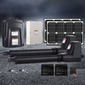 LockMaster 800KG Dual Swing Gate Opener 40W Solar Panel