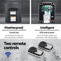 LockMaster Solar Gate Opener 10W 800KG Auto Remote Control