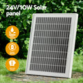 Solar Automatic Dual Swing Gate Opener 10W 600KG 10M