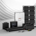 Dual Swing Gate Opener 40W Solar 600KG 10M