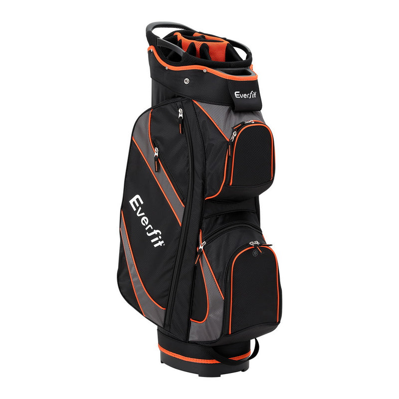Everfit 14 Way Golf Bag Stand Insulated Carry Zip Rain Cover