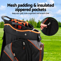 Everfit 14 Way Golf Bag Stand Insulated Carry Zip Rain Cover