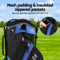 Everfit 6 Way Golf Bag Stand Insulated Carry Zippered Rain Cover