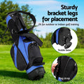 Everfit 6 Way Golf Bag Stand Insulated Carry Zippered Rain Cover