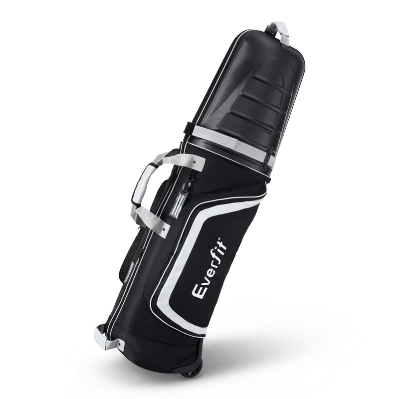 Everfit Golf Travel Bag Wheels Hard Case Foldable Airlines Clubs