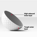 Everfit 120pc Golf Balls Reusable Practice Training Distance Set
