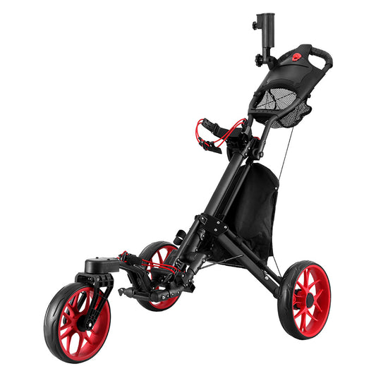 Everfit Golf Buggy Trolley Foldable Swivel Wheel Umbrella Bottle