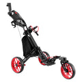 Everfit Golf Buggy Trolley Foldable Swivel Wheel Umbrella Bottle