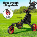 Everfit Golf Buggy Trolley Foldable Swivel Wheel Umbrella Bottle