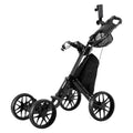 Everfit Golf Trolley Foldable 3 Wheel Cart Umbrella Bottle Holder