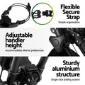 Everfit Golf Trolley Foldable 3 Wheel Cart Umbrella Bottle Holder