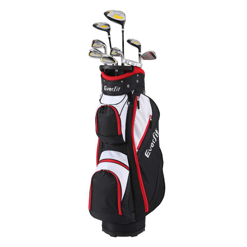Everfit Golf Clubs Set 14pc Men Right Handed Driver Wedges Bag